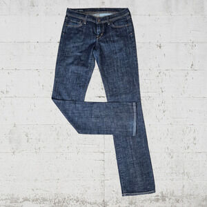 COH Citizens of Humanity Ava Low Rise Straight Leg Jeans Dark Wash Size 28